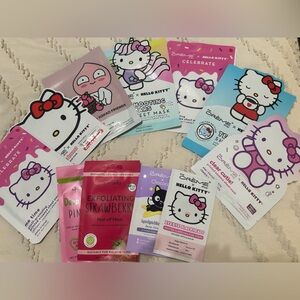 Hello Kitty Skincare Mask Collection - Pink and White